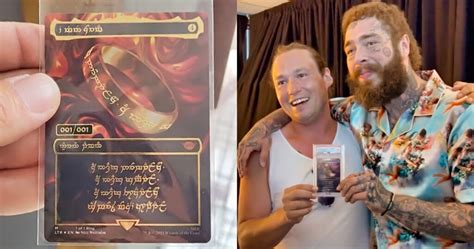 the one ring gatherer|post malone bought magic card.